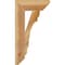 Ekena Millwork Olympic Slat Rough Sawn Bracket, Western Red Cedar, 4"W x 14"D x 26"H BKT04X14X26OLY06RWR - alternate 4